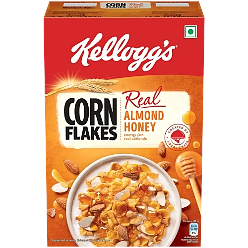Kelloggs Corn Flakes With Real Almond Honey300Gm