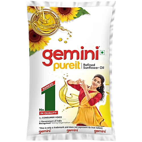 Gemini Pureit Refined Sunflower Oil910Gm