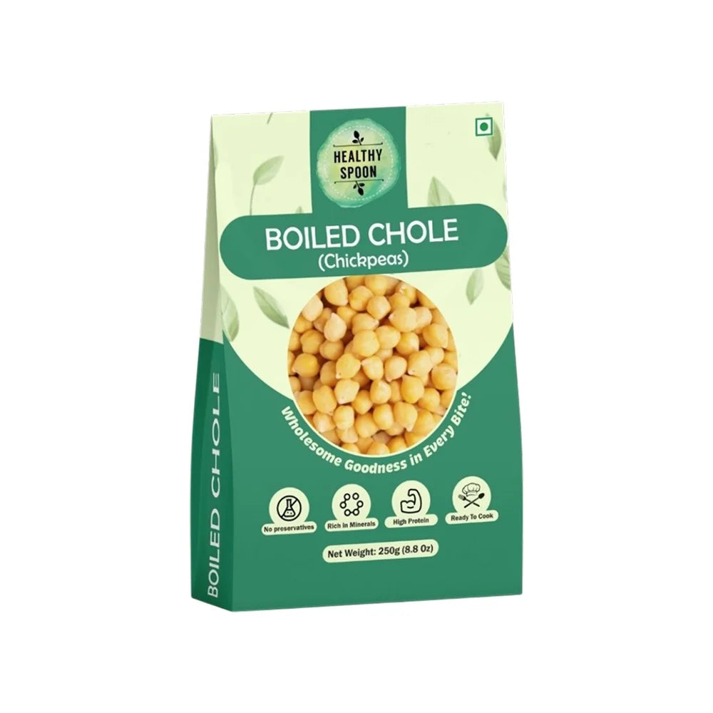 Healthy Spoon Boiled Chole250Gm