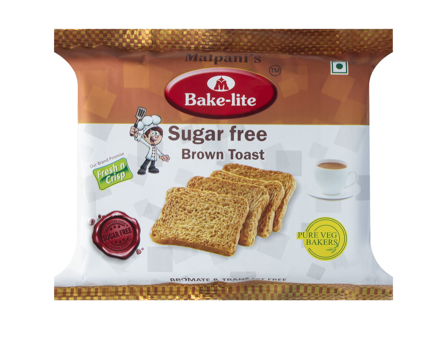 Malpanies Sugar Free Brown Toast200Gm