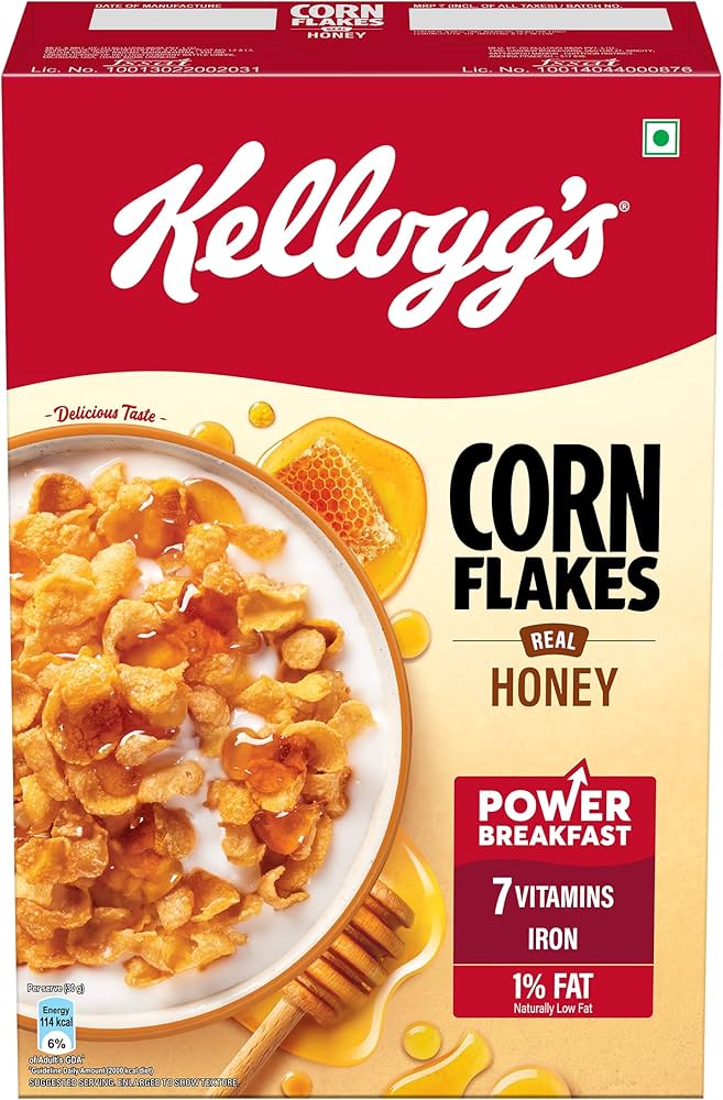 Kelloggs Corn Flakes With Real Honey300Gm