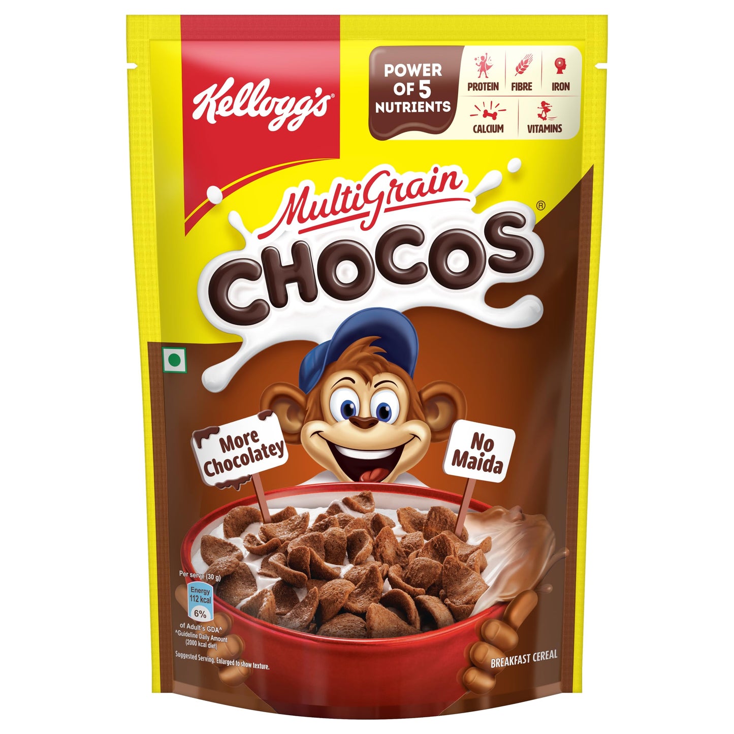 Kelloggs Multigrain Chocos385Gm