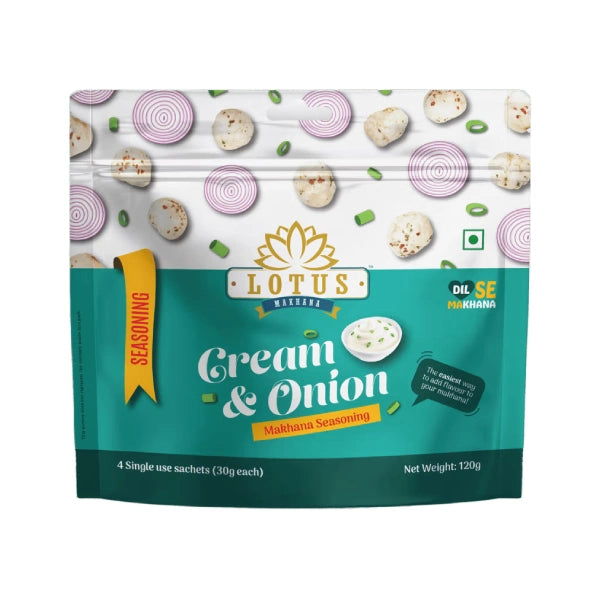 Lotus Cream And Onion Flavour Pops50Gm