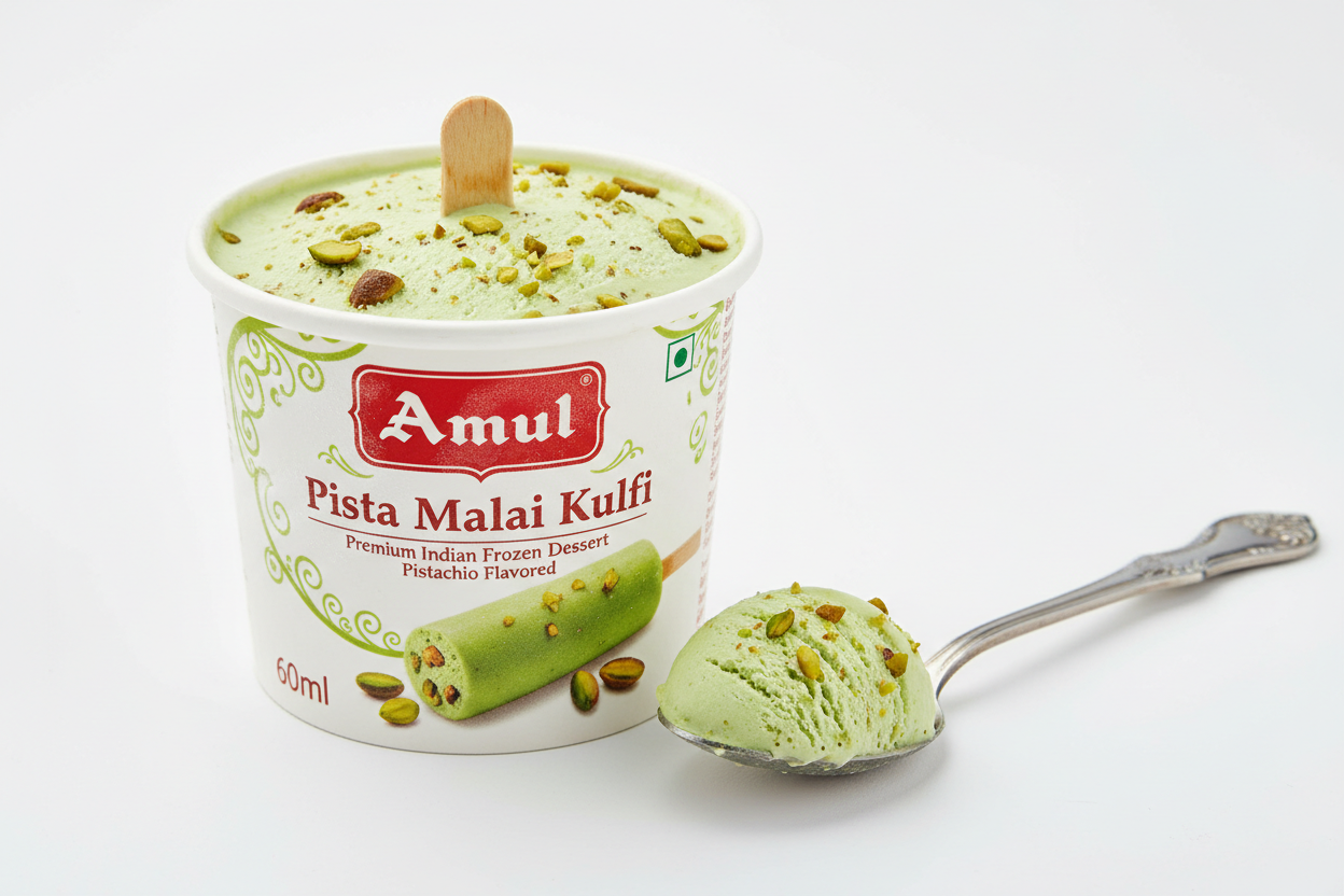 Amul pista malai kulfi60ml