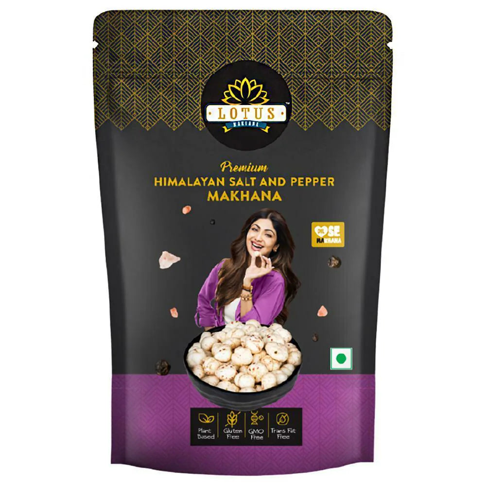 Lotus Himalayan Salt And Pepper Makhana55Gm