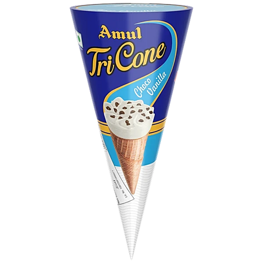 Amul Tricone Choco Vanila25Ml