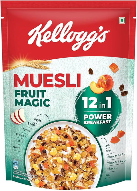 Kelloggs Muesli Fruit Magic 500Gm