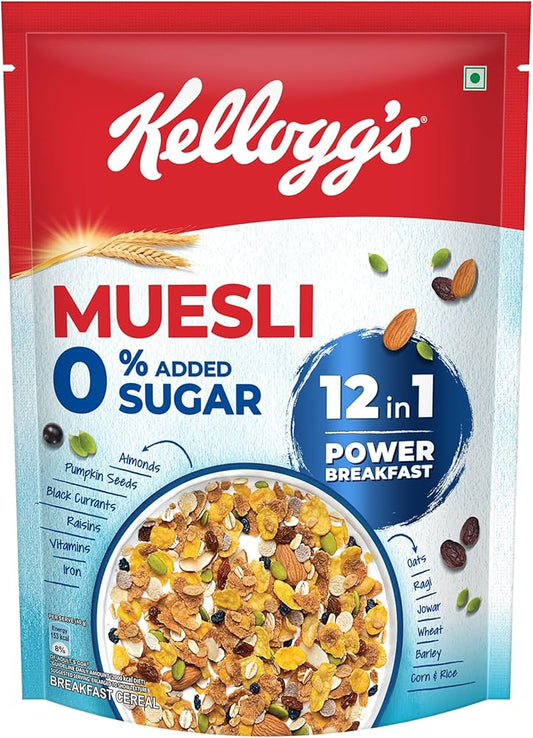 Kelloggs Muesli No Sugar 500Gm