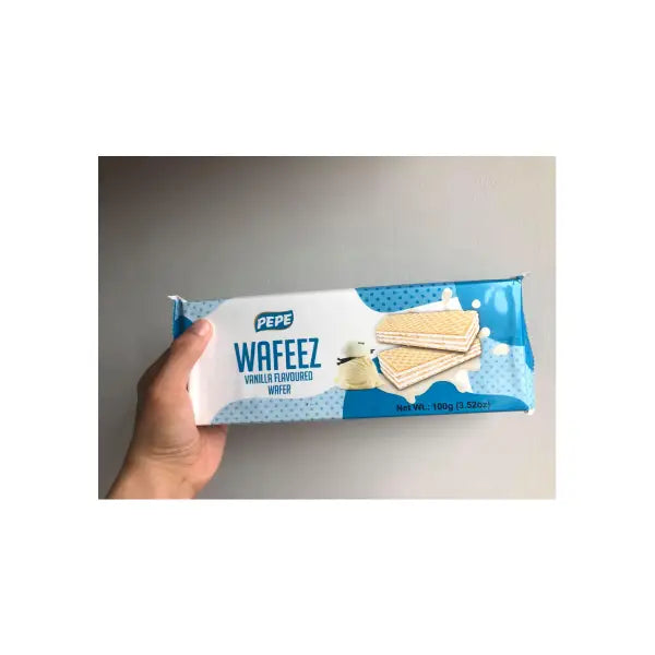 Pepe Wafeez Vanilla Flavour Wafer100Gm