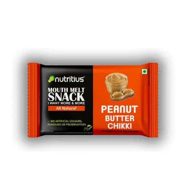 Nutritius Peanut Butter Chikki26Gm