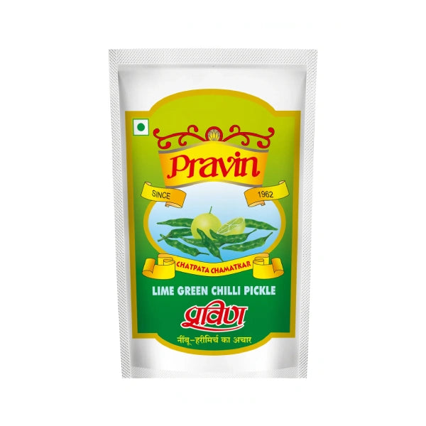 Pravin Lime Green Chili Pickle200Gm