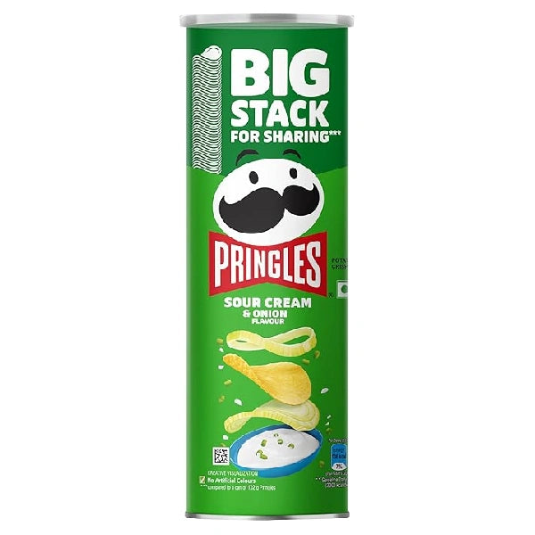 Pringles Sour Cream And Onion 107G