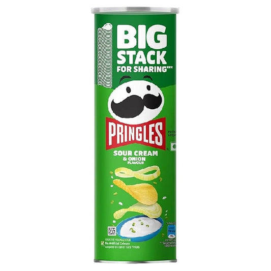 Pringles Sour Cream And Onion 107G