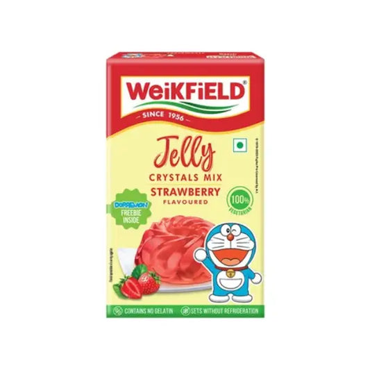 Weikfield Jelly Crystals Mix (Strawberry Flavour)90Gm