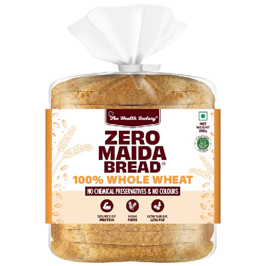 Zero Maida Whole Wheat Bread 250gm