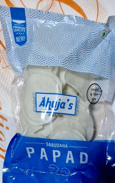 Ahujas Sabudana Papad 100Gm