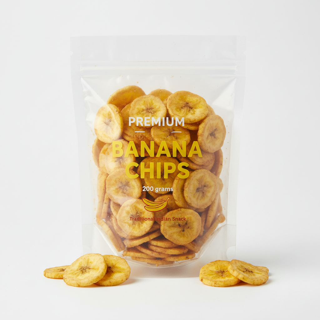 Yellow Banana Chips 200Gm